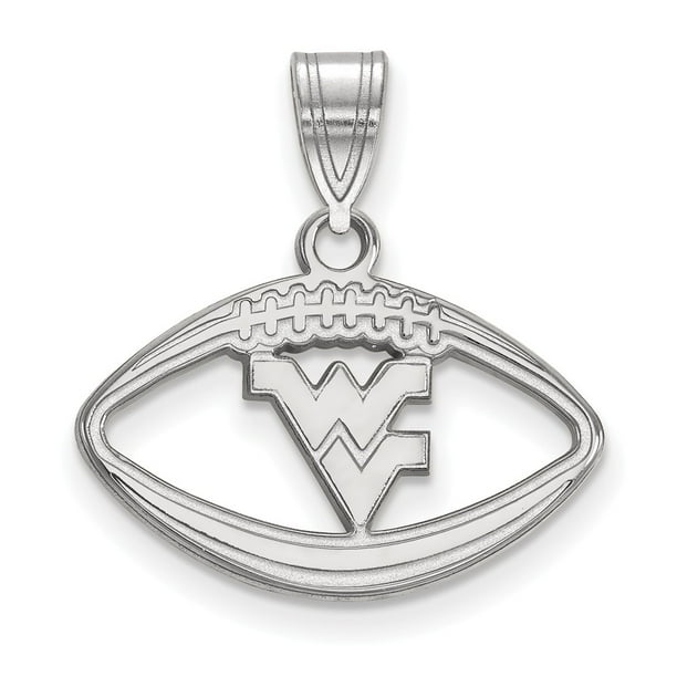 White Sterling Silver Charm Pendant Alabama NCAA Auburn University 18 mm 14